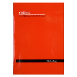 Collins Account A24 Series A4 Treble Cash Red_2